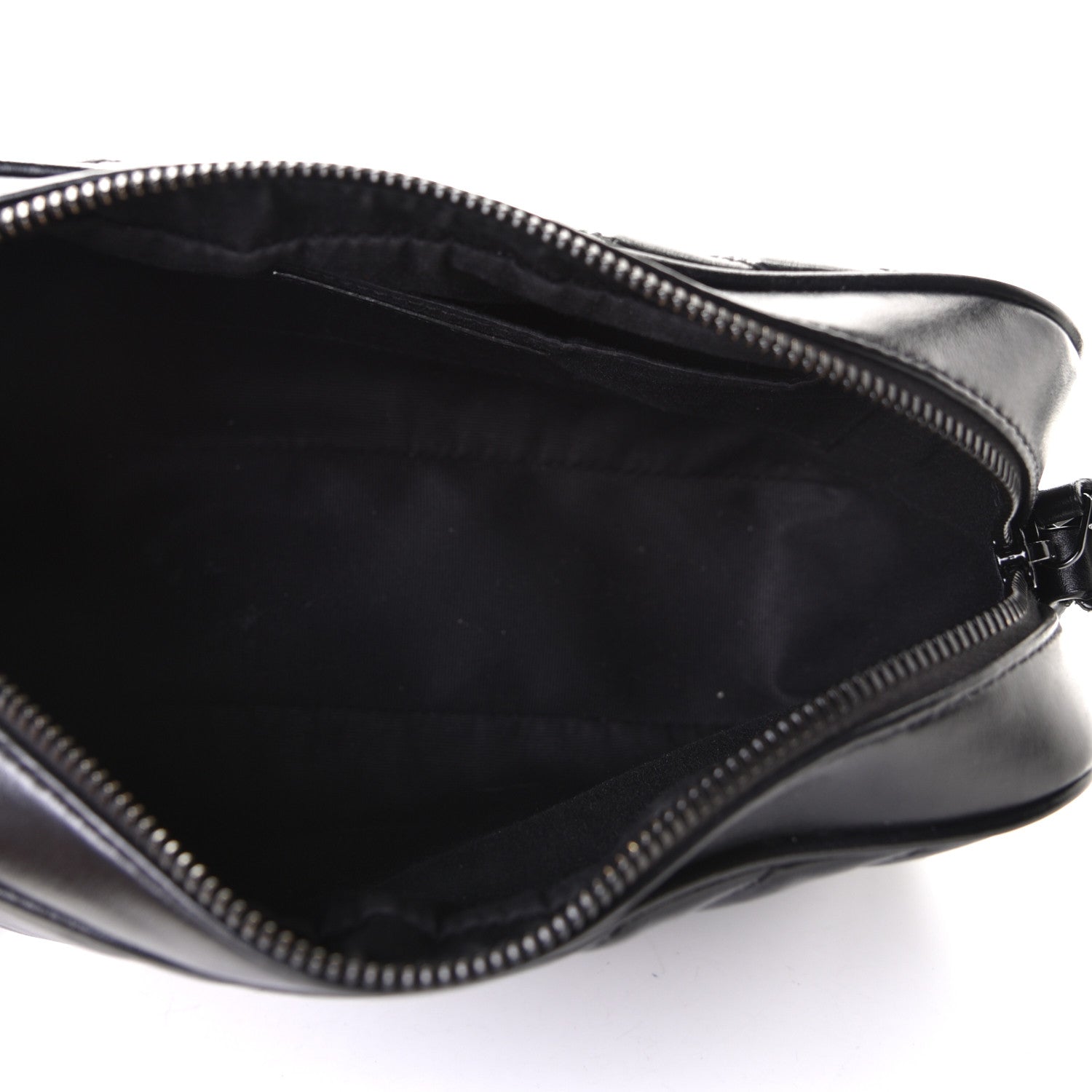 Saint Laurent Calfskin Matelasse Monogram Lou Camera Bag Black 4 of 6