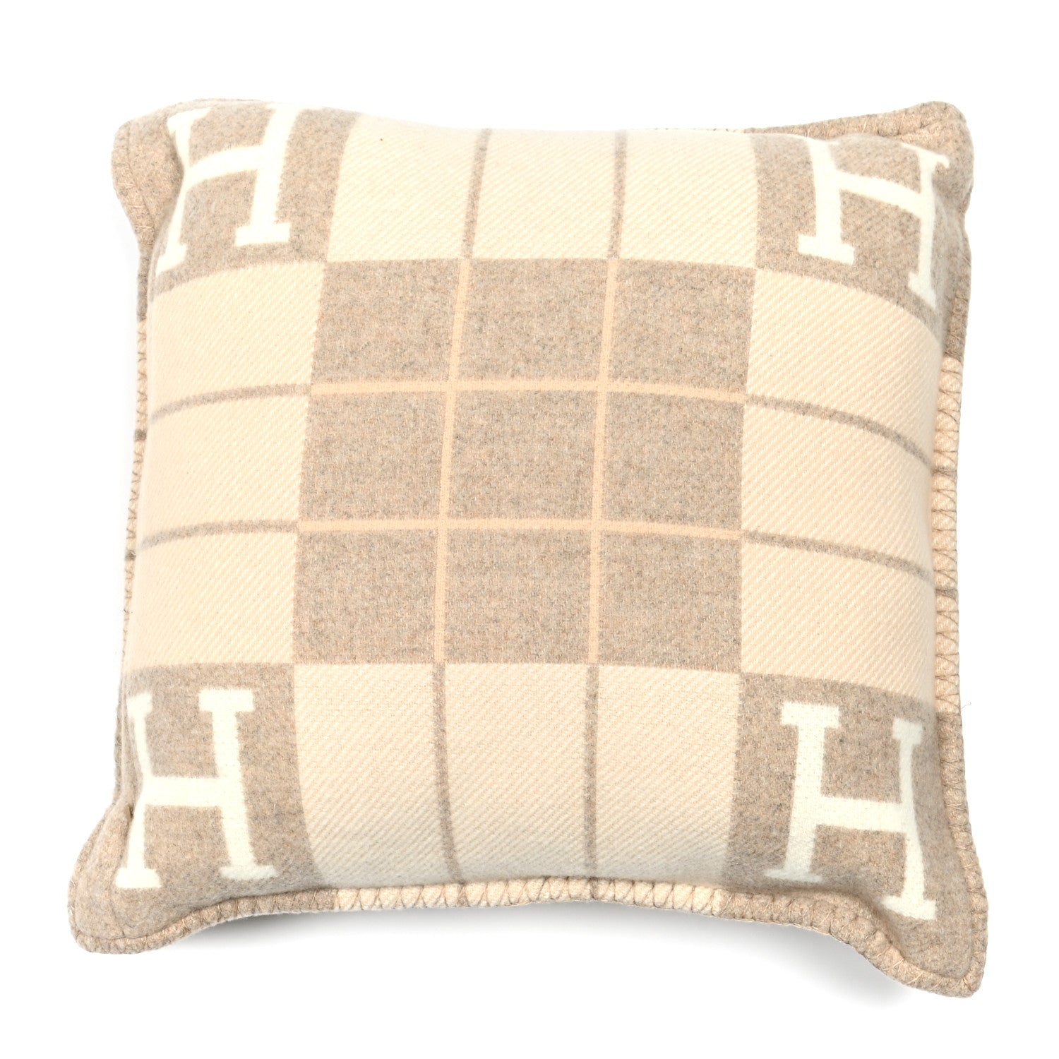 Hermes Wool Cashmere Avalon III Pillow PM Coco Camomille 2 of 3