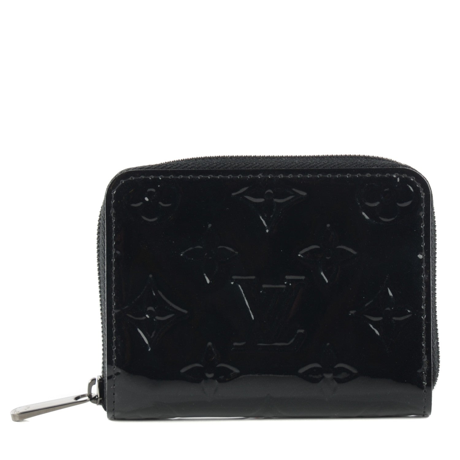 Louis Vuitton Vernis Zippy Coin Purse Noir Magnetique 1 of 7