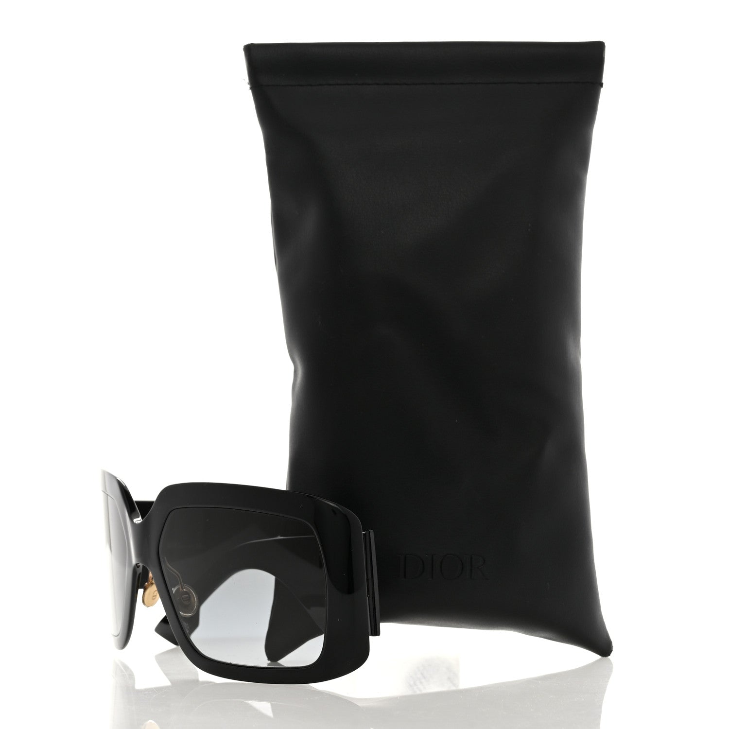 Christian Dior Acetate Dior SoLight2 Square Sunglasses Black 8 of 8