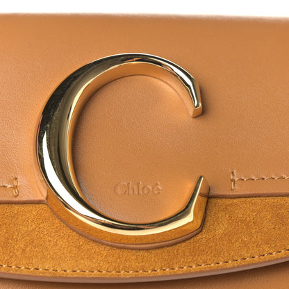 Chloe Calfskin Suede C Belt Bag Tan 9 of 9