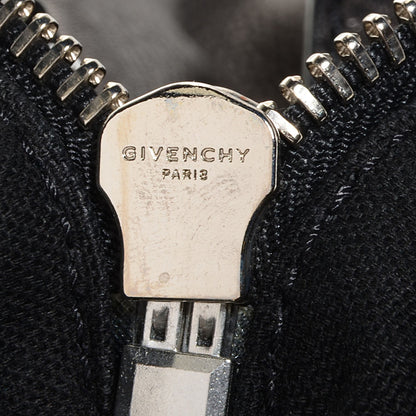 Givenchy Waxed Calfskin Medium Studded Pandora Black 9 of 9