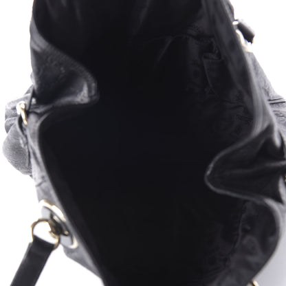 Gucci Guccissima Large Full Moon Tote Black 5 of 12