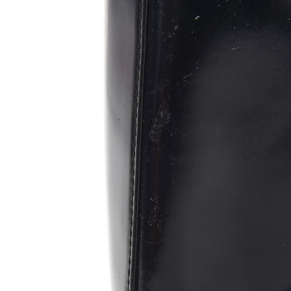 Gucci Patent Calfskin Interlocking G Tote Black 13 of 16