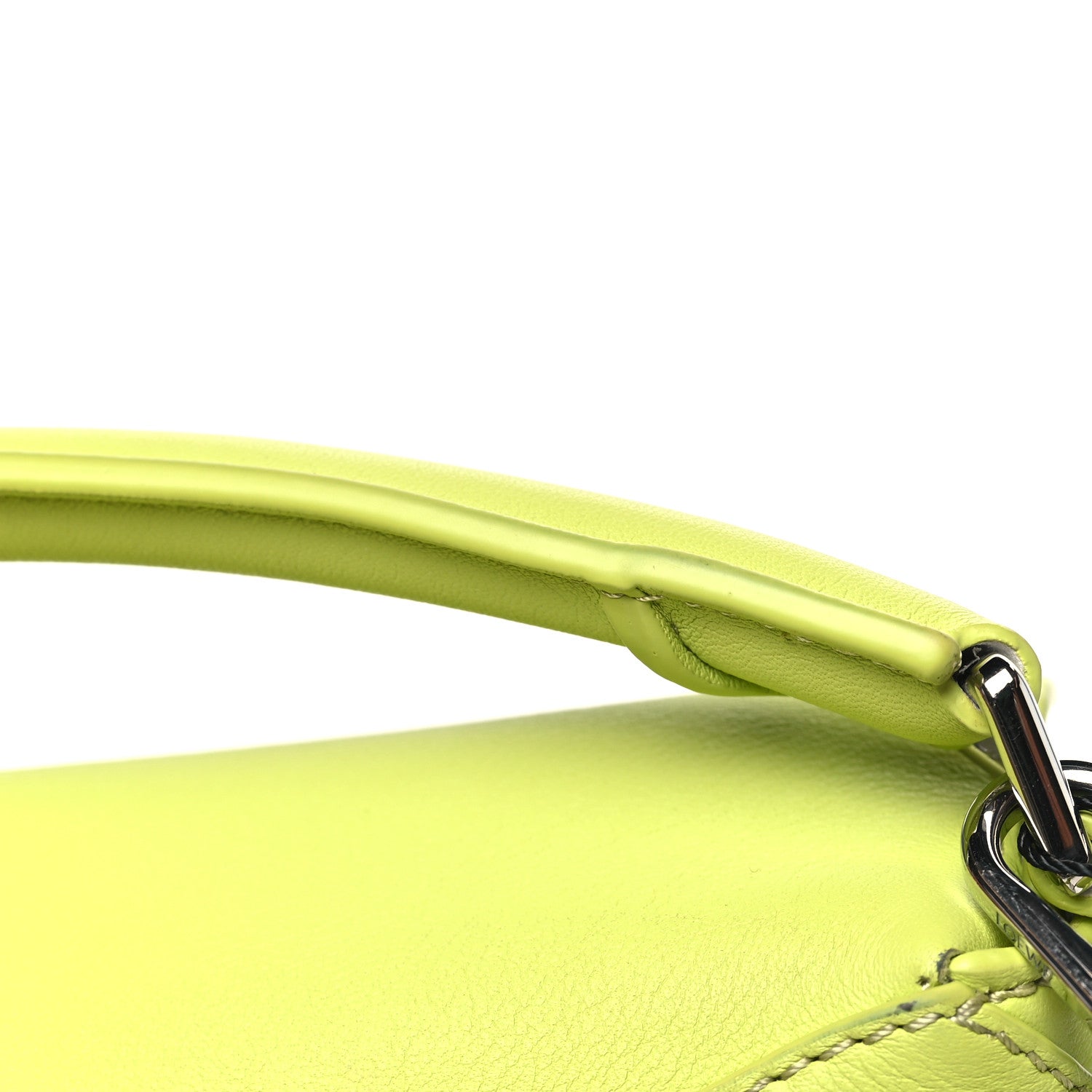 Loewe Calfskin Mini Puzzle Edge Bag Lime 11 of 11