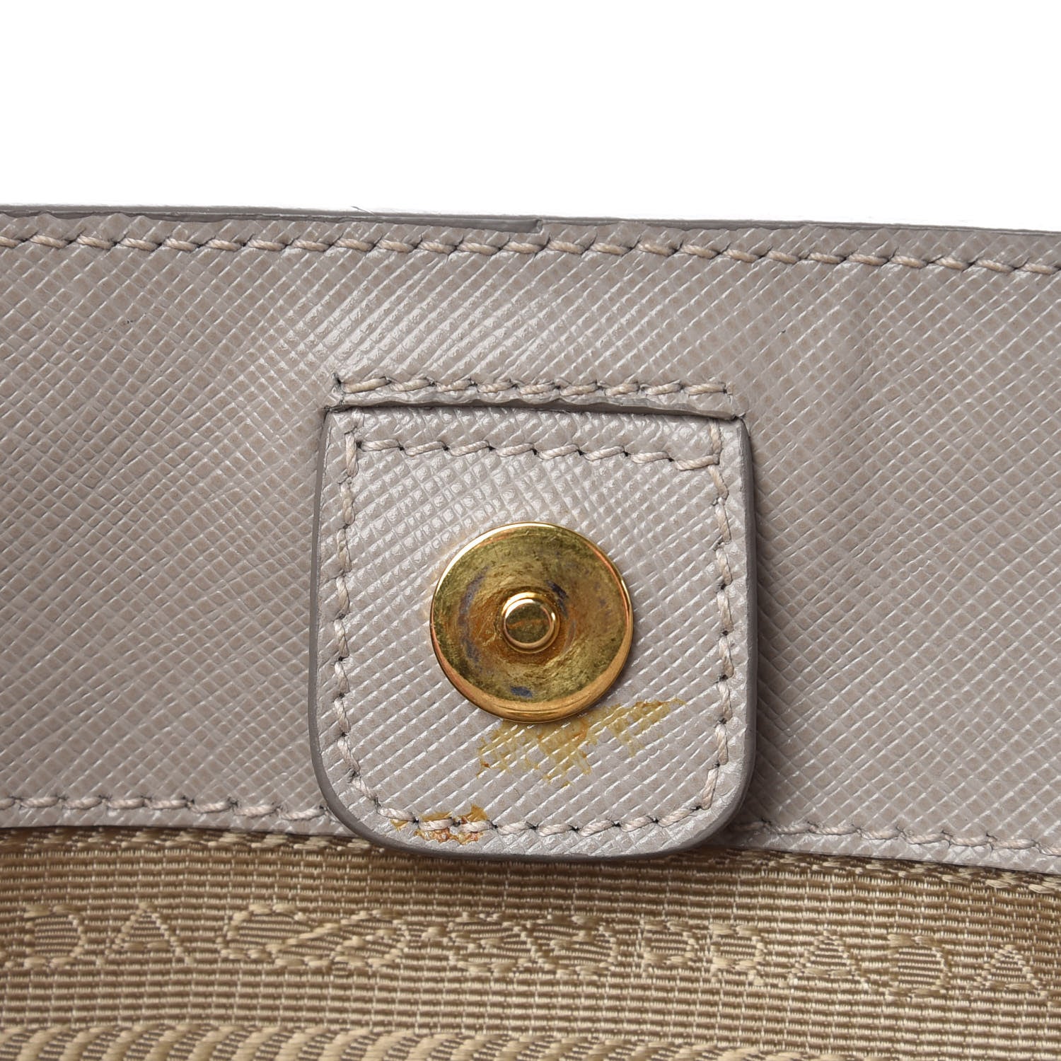 Prada Saffiano Lux Medium Tote Pomice 11 of 11