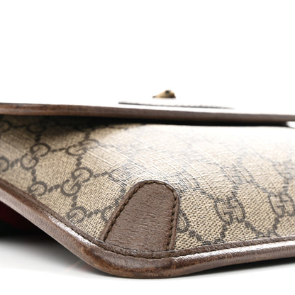 Gucci GG Supreme Monogram Neo Vintage Web Belt Bag Brown 9 of 11