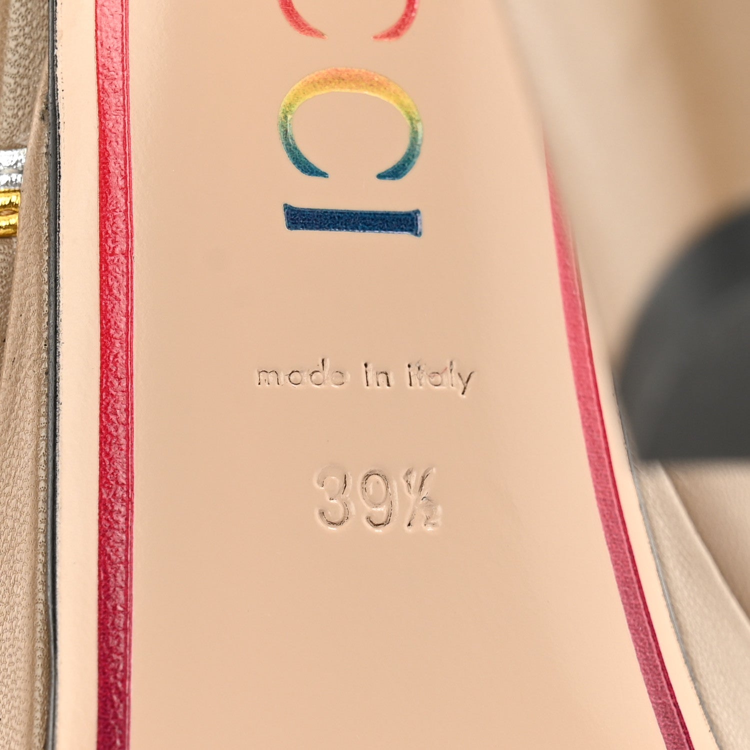 Gucci Malaga Kid Nappa Silk Sandals 39.5 Brown Teak 8 of 11