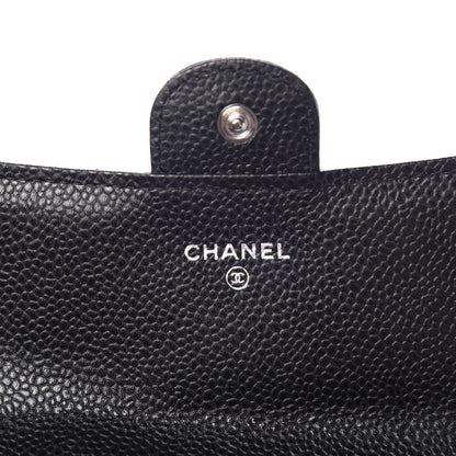 Chanel Caviar Quilted Large Flap Wallet Black 6 of 9