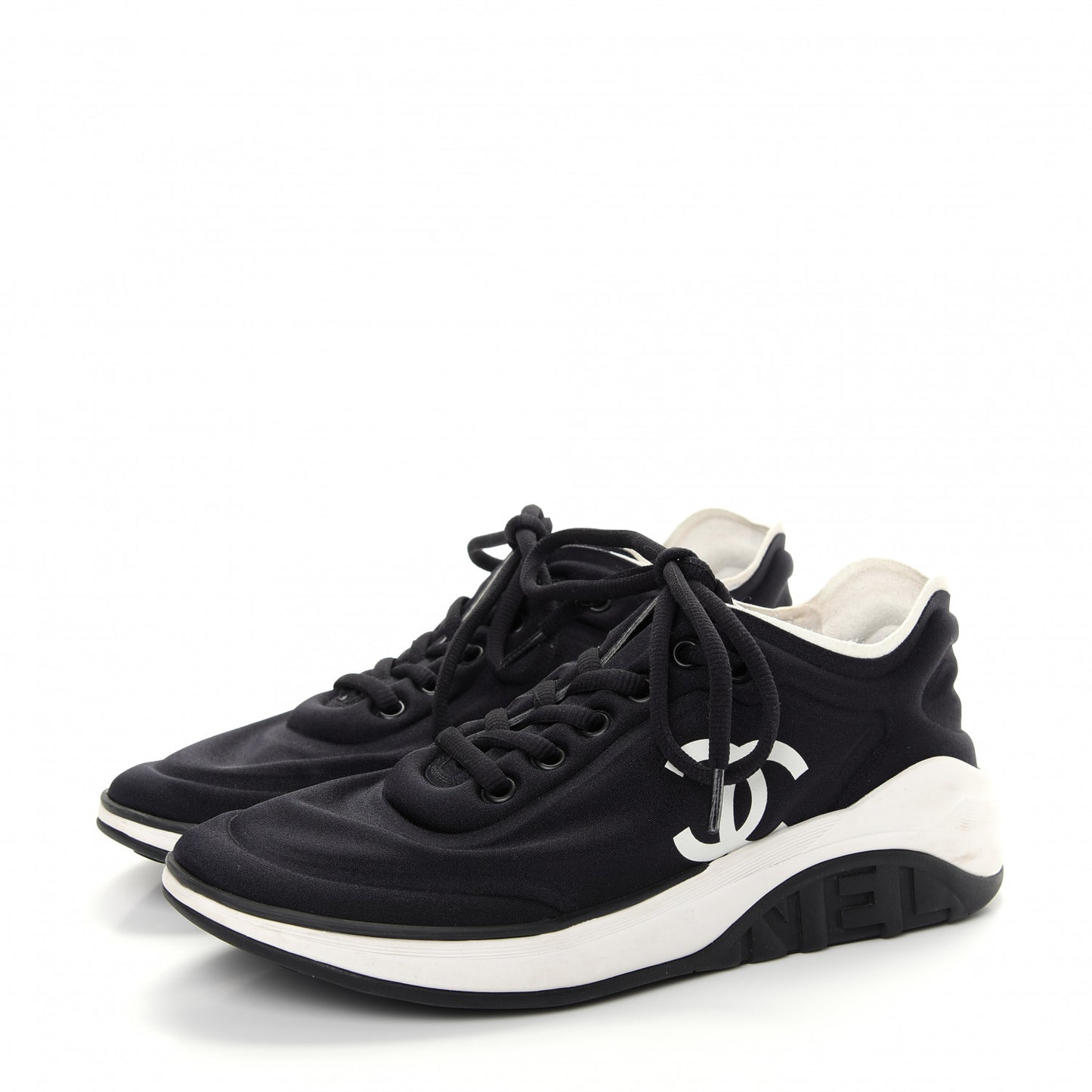 Lycra Womens CC Sneakers 38 Black