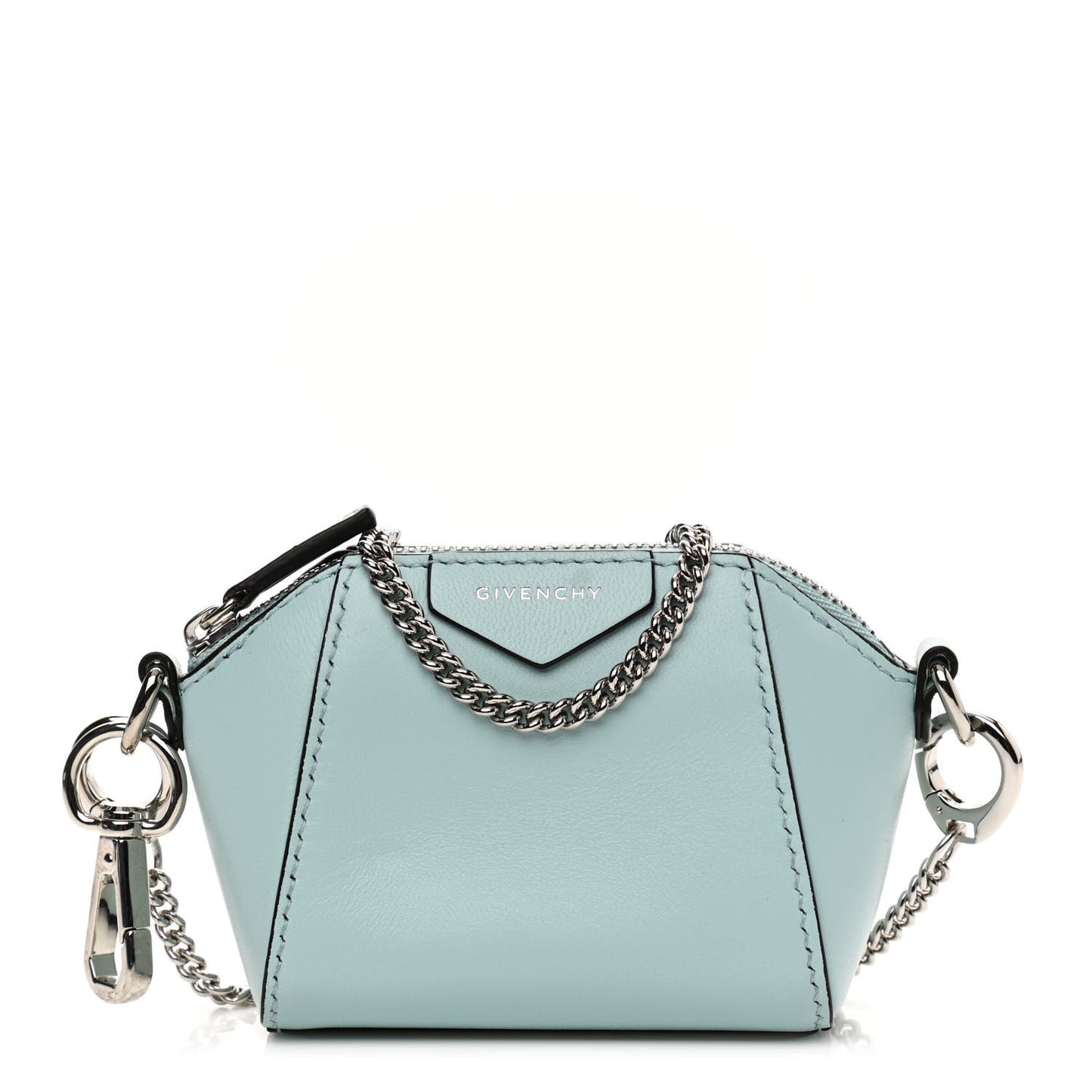 Lambskin Baby Antigona Light Blue