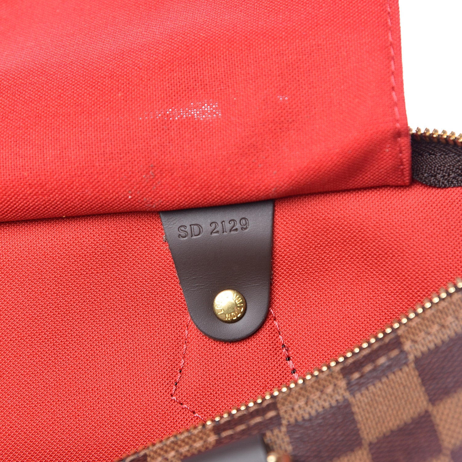 Louis Vuitton Damier Ebene Speedy Bandouliere 35 8 of 12