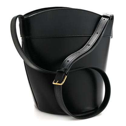 Celine Calfskin Crecy Bucket Bag Black 3 of 10