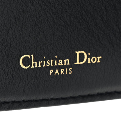 Christian Dior Oblique Saddle Lotus Wallet Blue 7 of 10