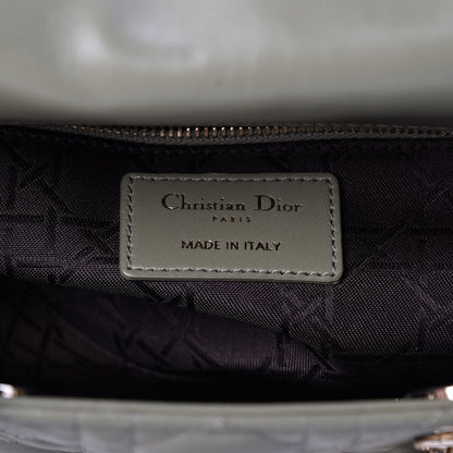 Christian Dior Lambskin Cannage Small My ABCDior Lady Dior Army Green 6 of 10