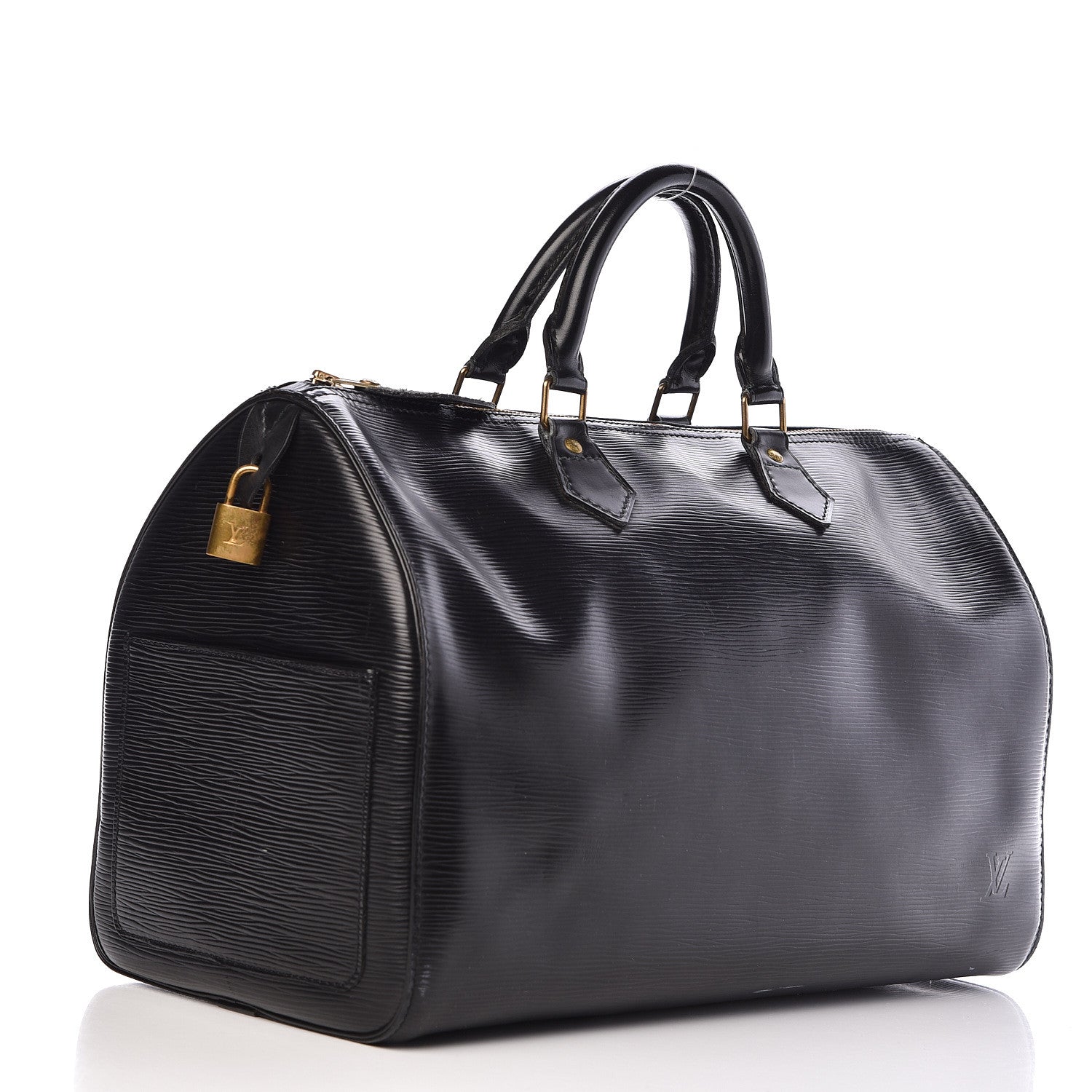Louis Vuitton Epi Speedy 40 Black 3 of 18