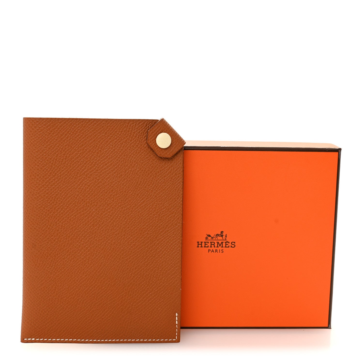 Hermes Epsom Tarmac Dot PM Passport Holder Gold Nata 8 of 8