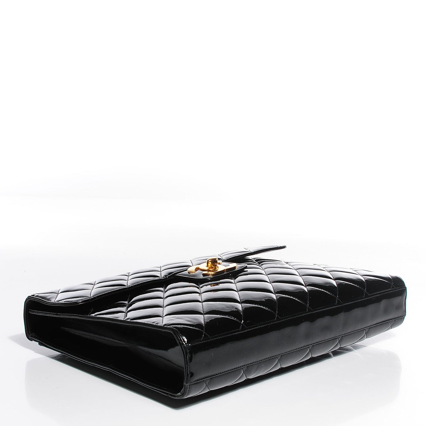 Patent Briefcase Laptop Bag Black