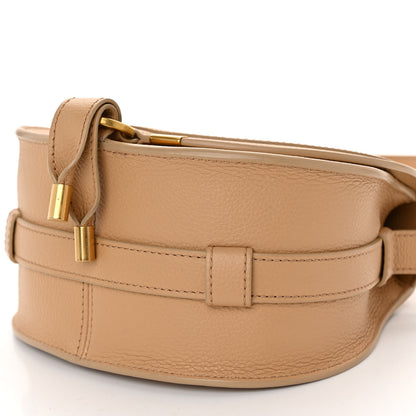 Chloe Grained Calfskin Small Marcie Saddle Bag Milky Brown 10 of 10