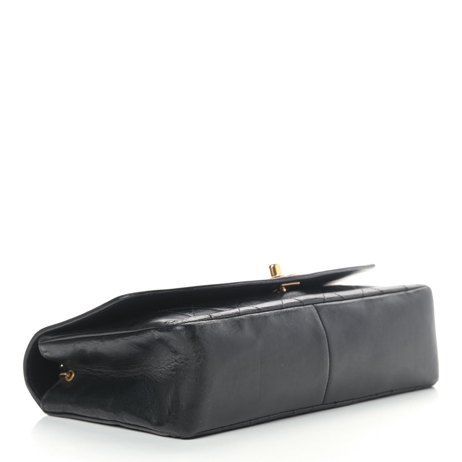 Chanel Lambskin Quilted Medium Single Flap Black 4 of 15