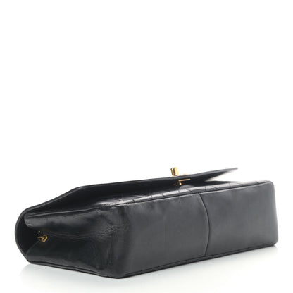 Chanel Lambskin Quilted Medium Single Flap Black 4 of 15