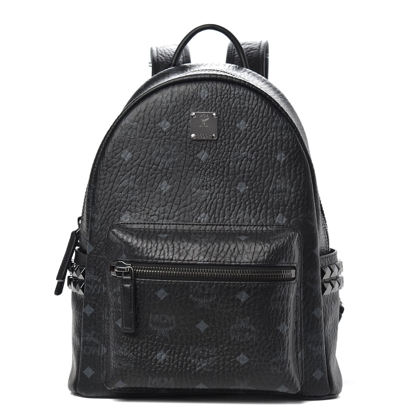 Visetos Small Side Stud Stark Backpack Black
