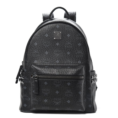 MCM Visetos Small Side Stud Stark Backpack Black 1 of 5