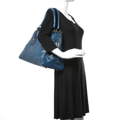 Saint Laurent Patent Medium Majorelle Blue 2 of 13