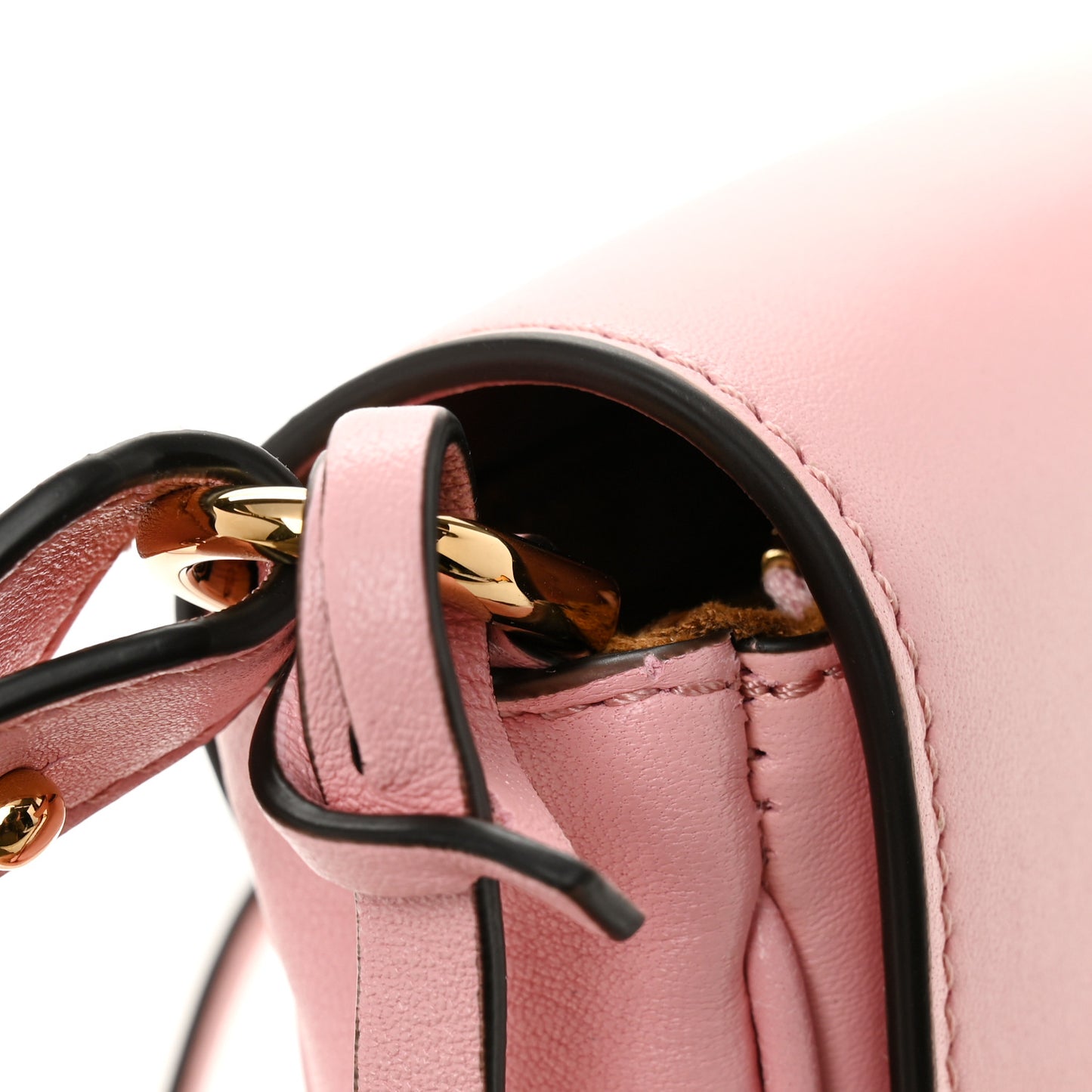 Lambskin Tag Mini Bag English Rose