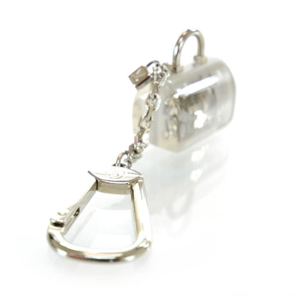 Louis Vuitton Resin Inclusion Speedy Bag Charm Key Chain Beige 3 of 5