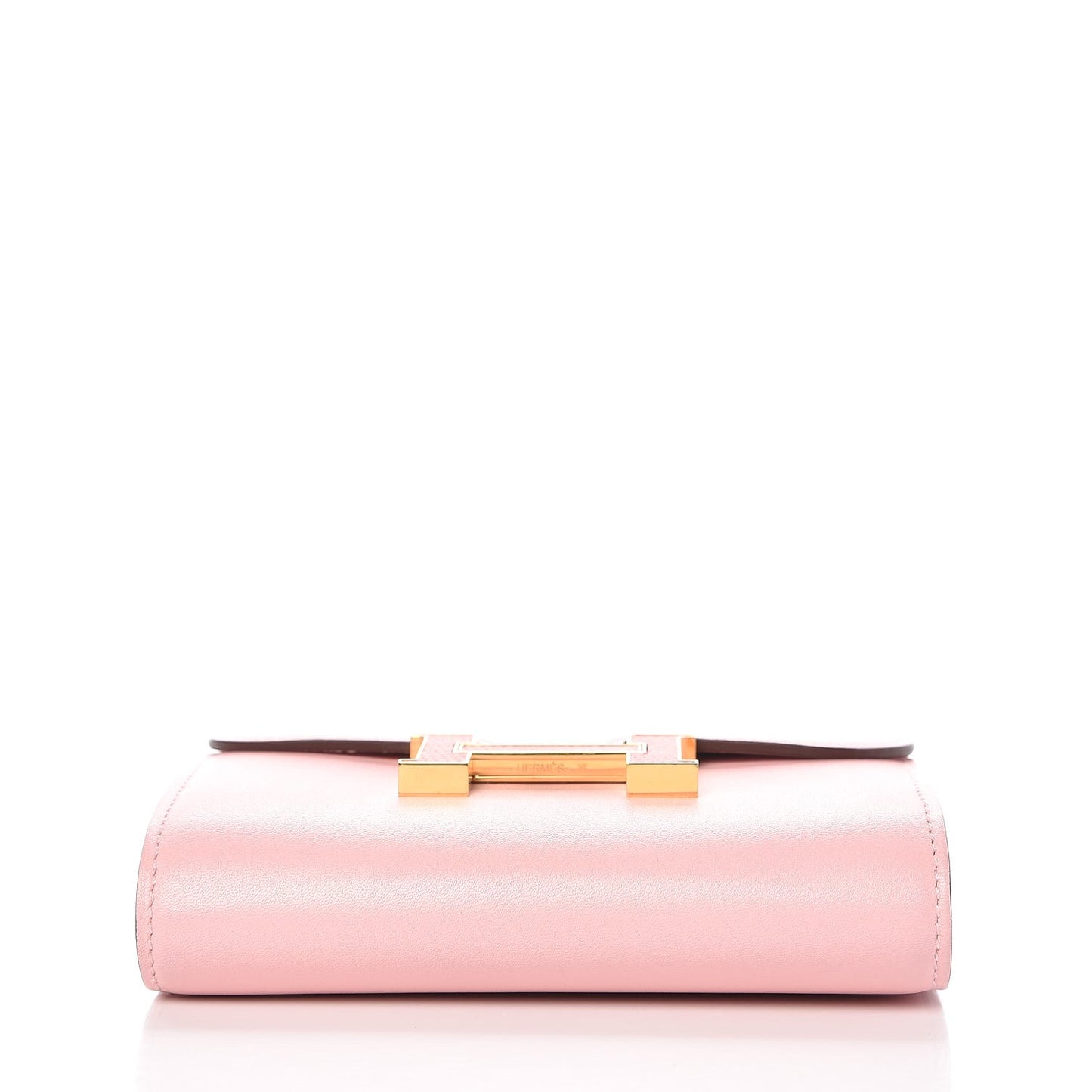 Tadelakt Lizard Constance Short Wallet Rose Sakura Bougainvillea