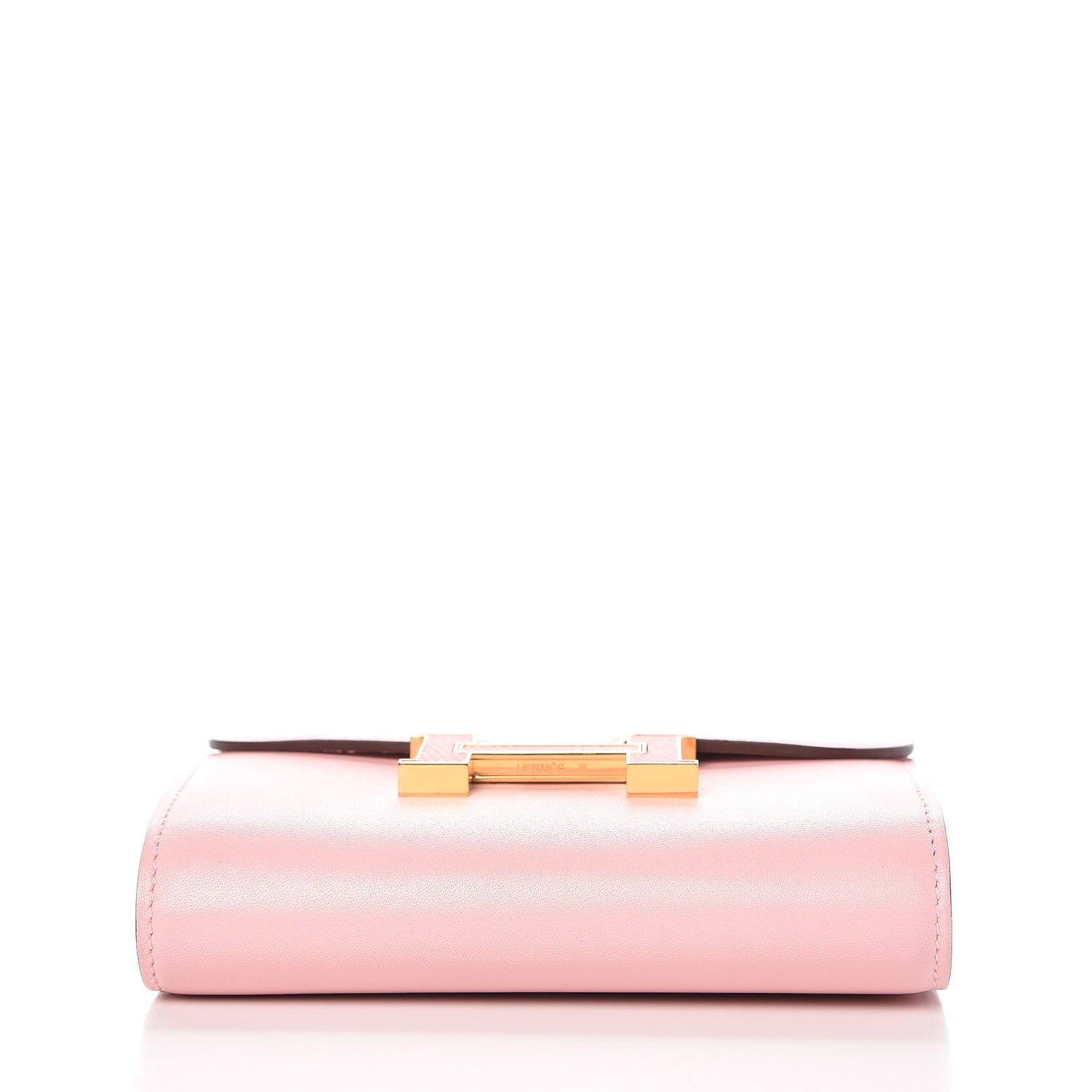 Hermes Tadelakt Lizard Constance Short Wallet Rose Sakura Bougainvillea 6 of 15