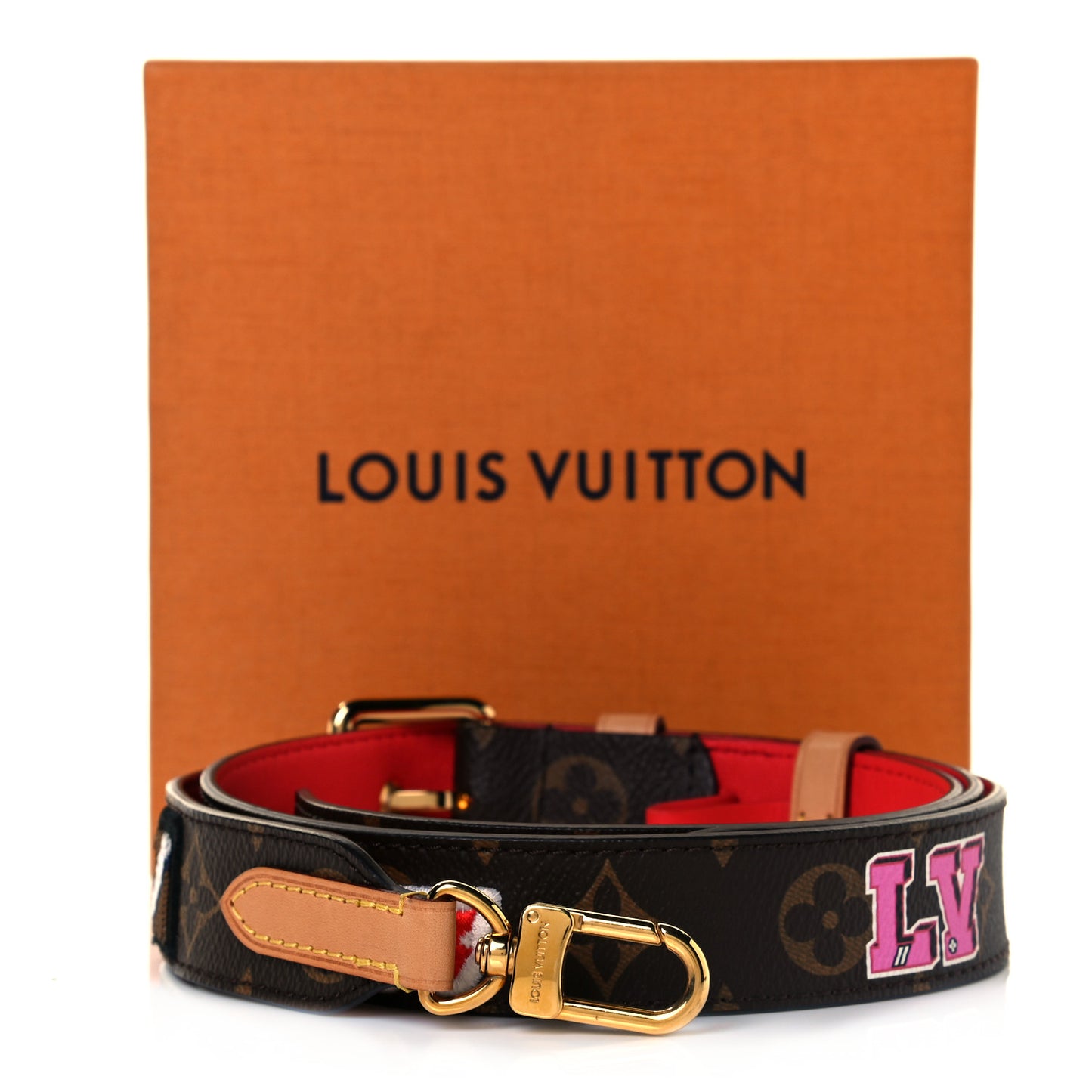 Monogram Patches Bandouliere Shoulder Strap