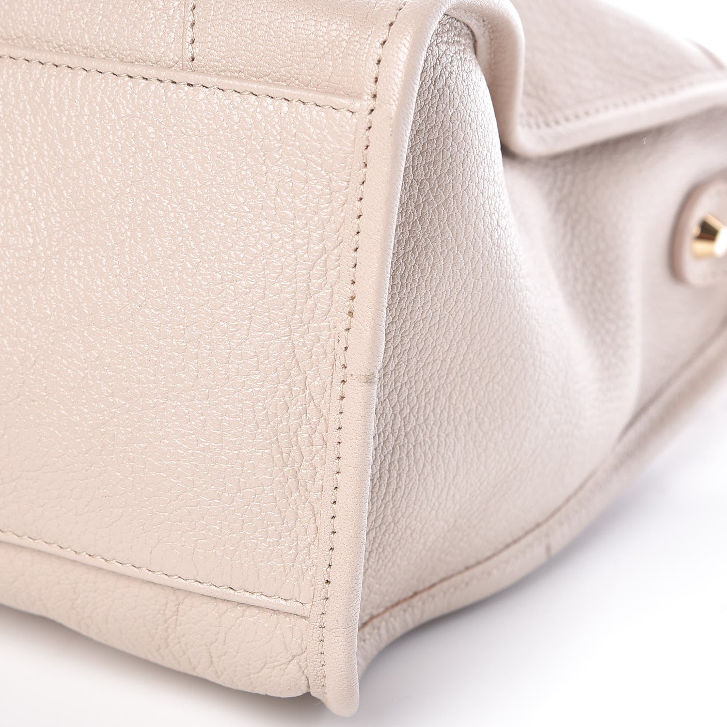 Balenciaga Chevre Gold Metallic Edge Hardware City Beige Praline 10 of 10