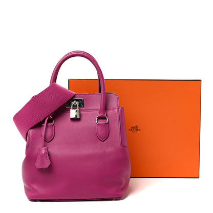Hermes Swift Toolbox 20 Rose Pourpre 20 of 20