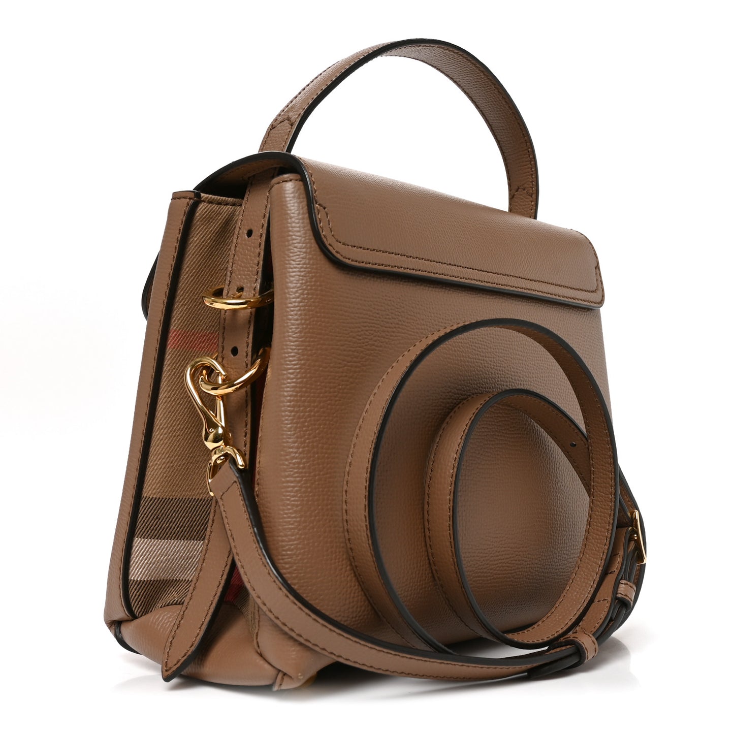 Derby Calfskin House Check Small Camberley Dark Sand