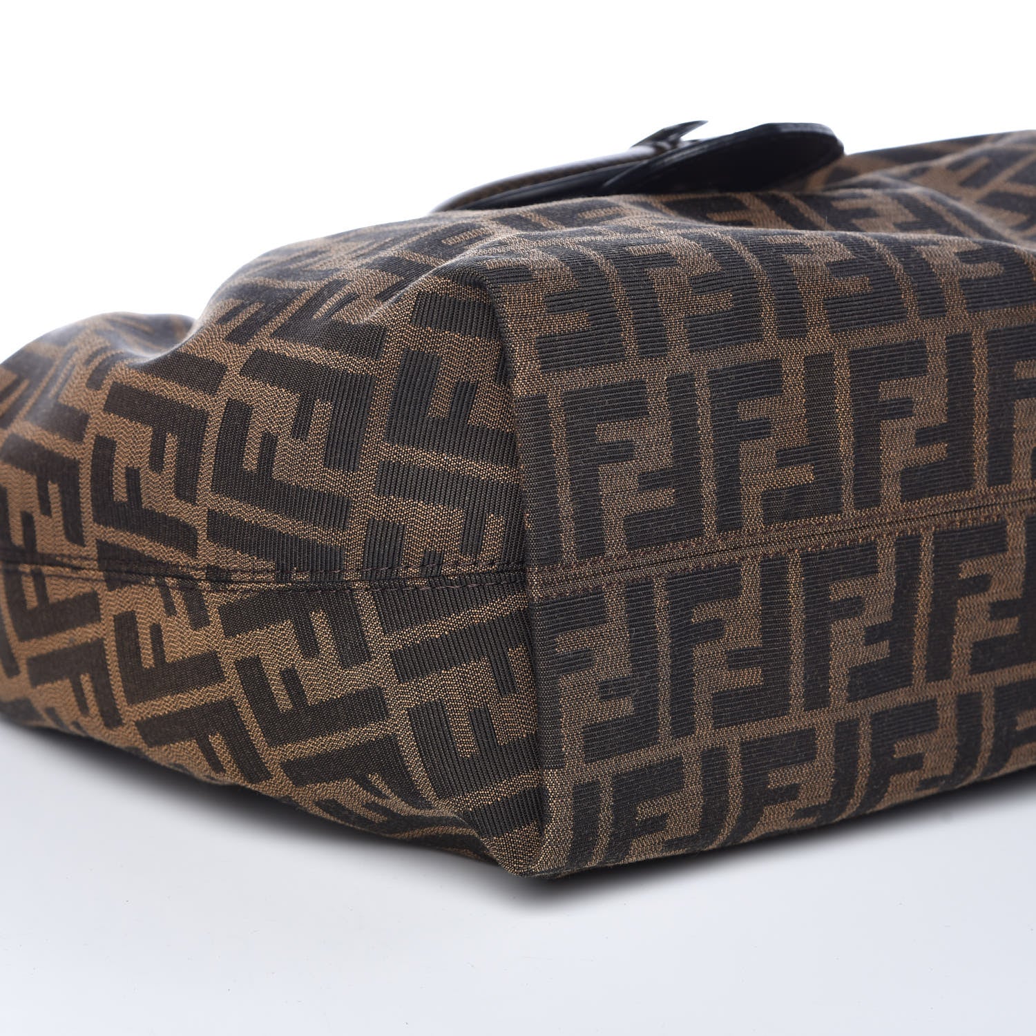Fendi Zucca B Buckle Hobo Tobacco Castagna 9 of 10