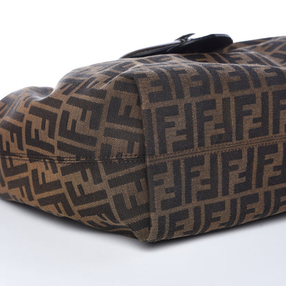 Fendi Zucca B Buckle Hobo Tobacco Castagna 9 of 10