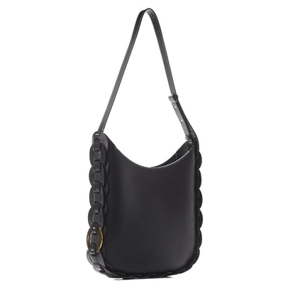 Chloe Small Grain Smooth Calfskin Medium Darryl Hobo Black 2 of 10