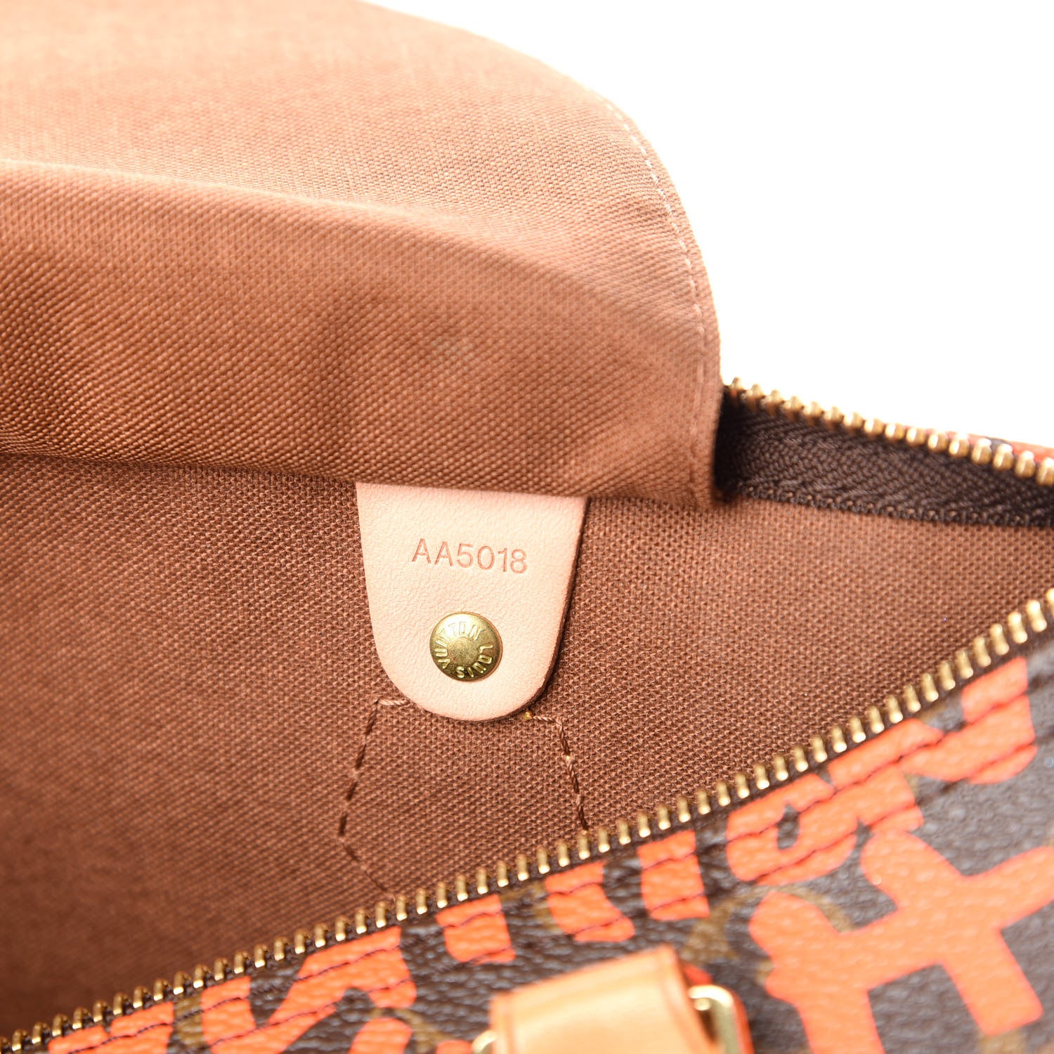 Louis Vuitton Monogram Graffiti Speedy 30 Orange 9 of 10
