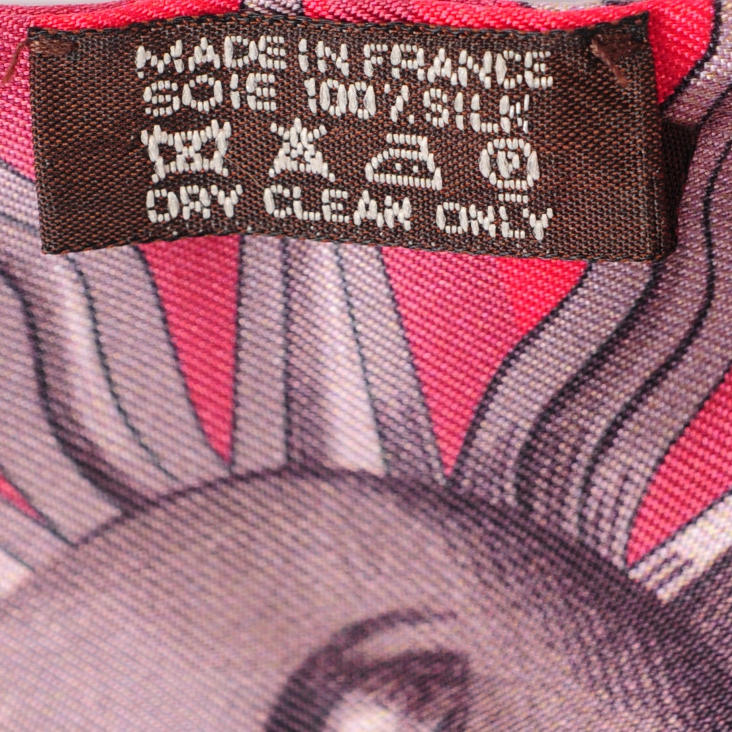 Hermes Silk Astrologie Twilly Rouge Grey Vert 4 of 6