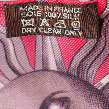 Hermes Silk Astrologie Twilly Rouge Grey Vert 4 of 6