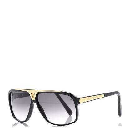Louis Vuitton Acetate Evidence Sunglasses Z0350W Black 1 of 8