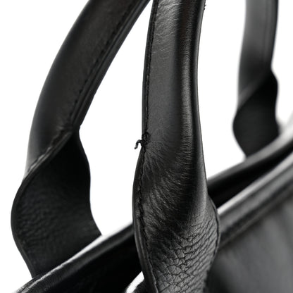 Chanel Calfskin Tweed Medium Deauville Tote Black Multicolor 12 of 13