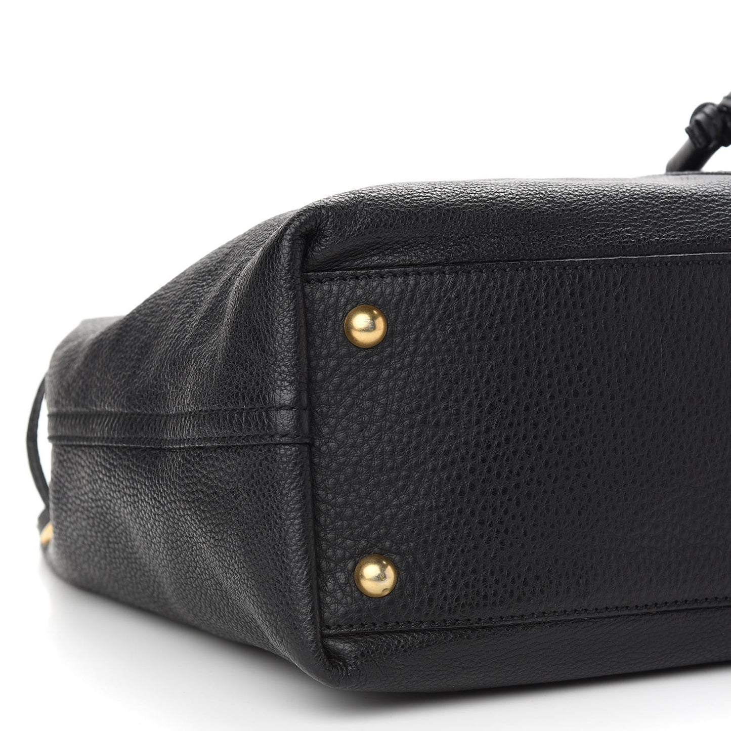 Calfskin Reversible Double Sac Y Tote Black Brown