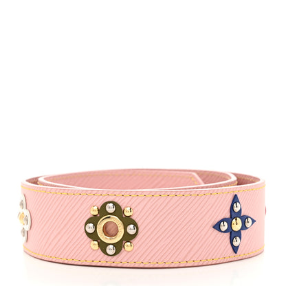Louis Vuitton Epi Mechanical Flowers Bandouliere Shoulder Strap Rose Ballerine 2 of 5
