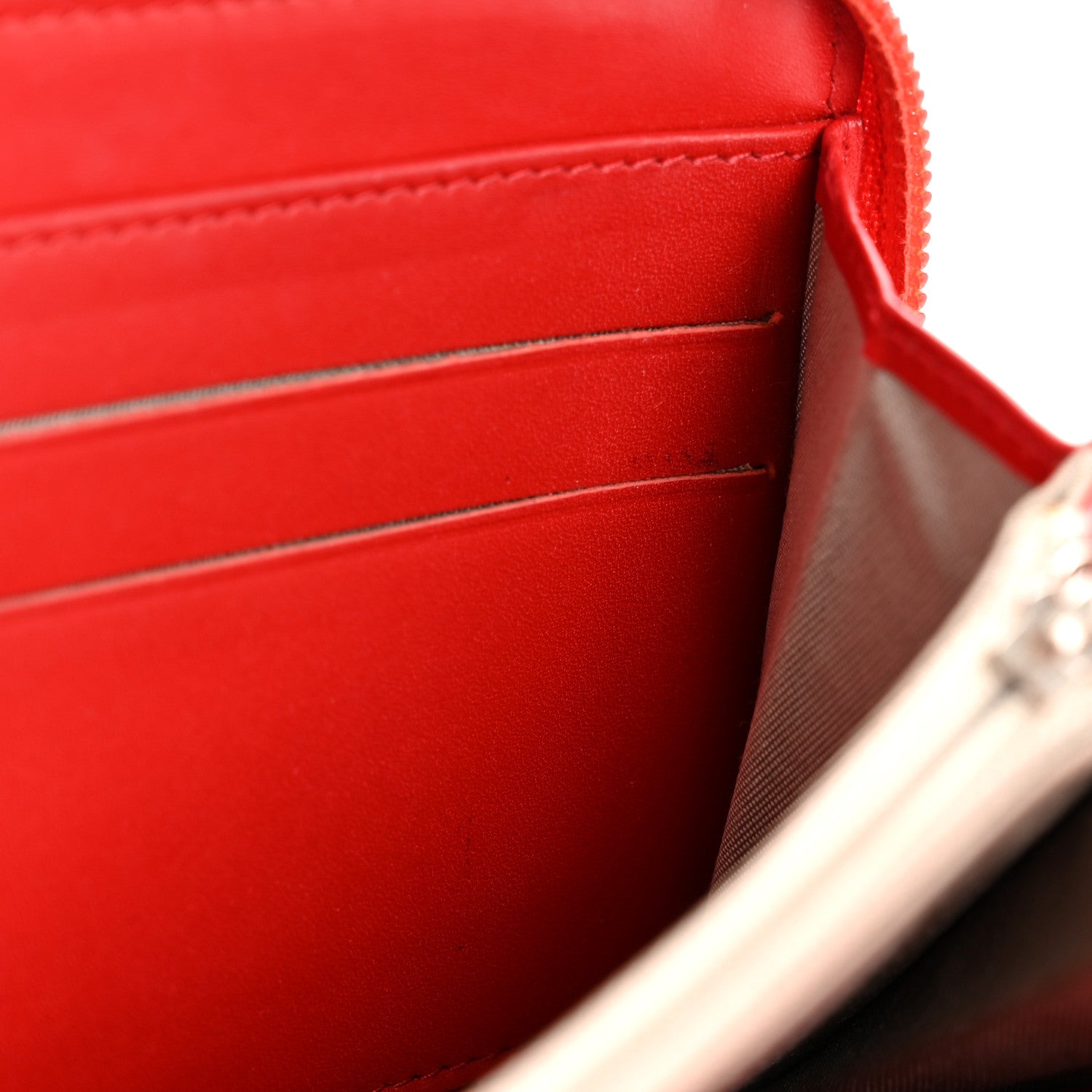 Chanel Caviar Large Timeless CC Zip Around Wallet Red 9 of 13