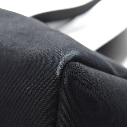 Hermes Toile Calfskin Herbag Cabas MM Black 10 of 16