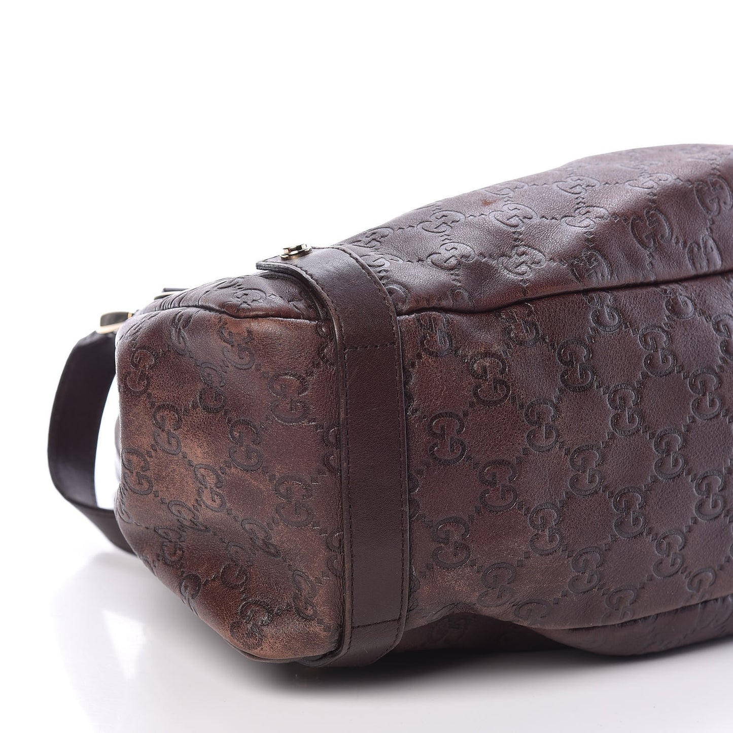 Guccissima Medium Abbey Shoulder Bag Chocolate