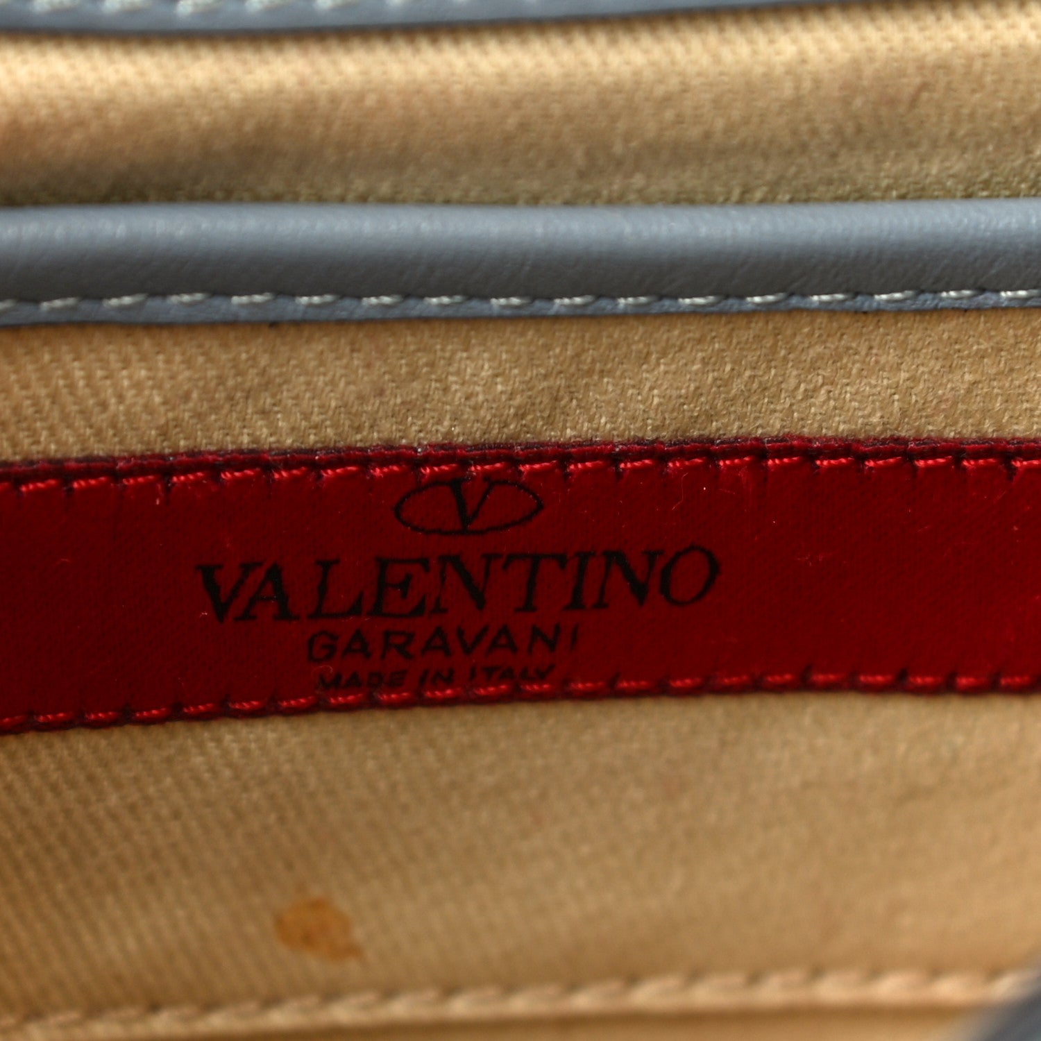 Valentino Garavani Vitello Mini Rockstud Flap Saddle Crossbody Bag London Stone 6 of 10